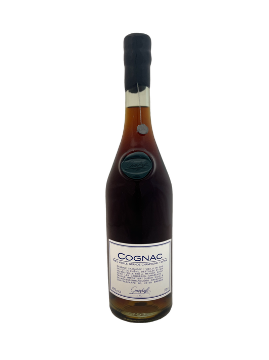Flasche Cognac mit Tees vielleicht Grand Champagne Extra