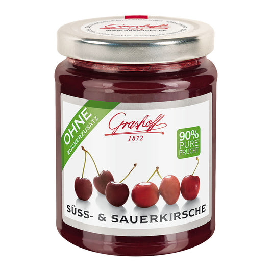 Fruchtmousse im Glas Süß& Sauerkirsch