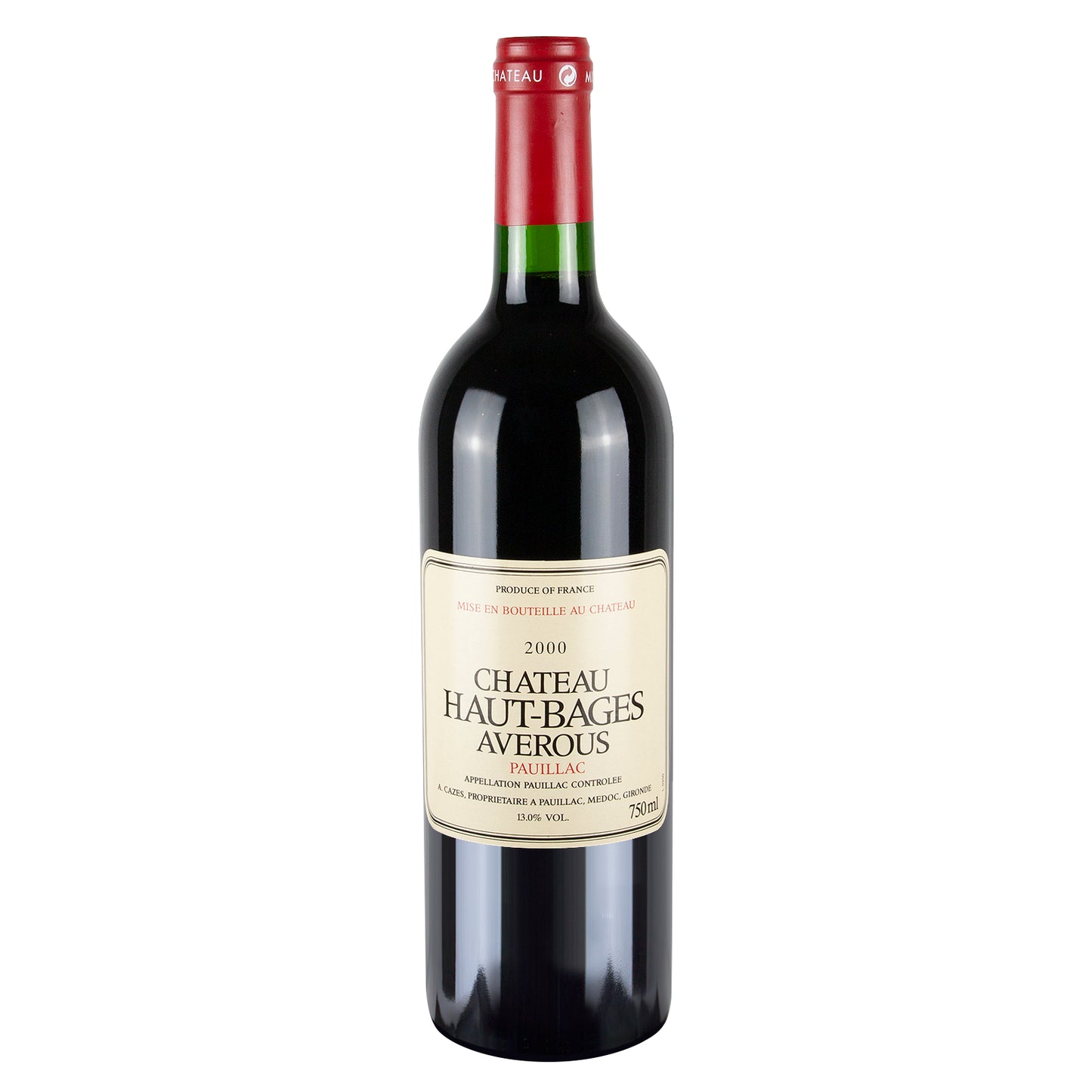 Château Haut-Bages Averous 2000