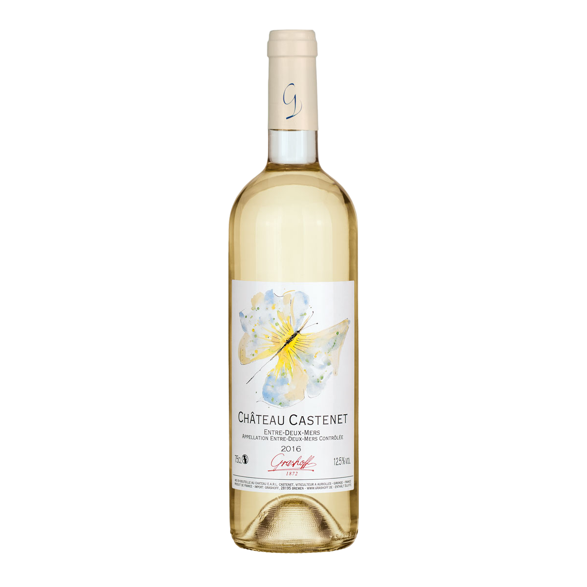 Flasche Castenet Weißwein Grashoff