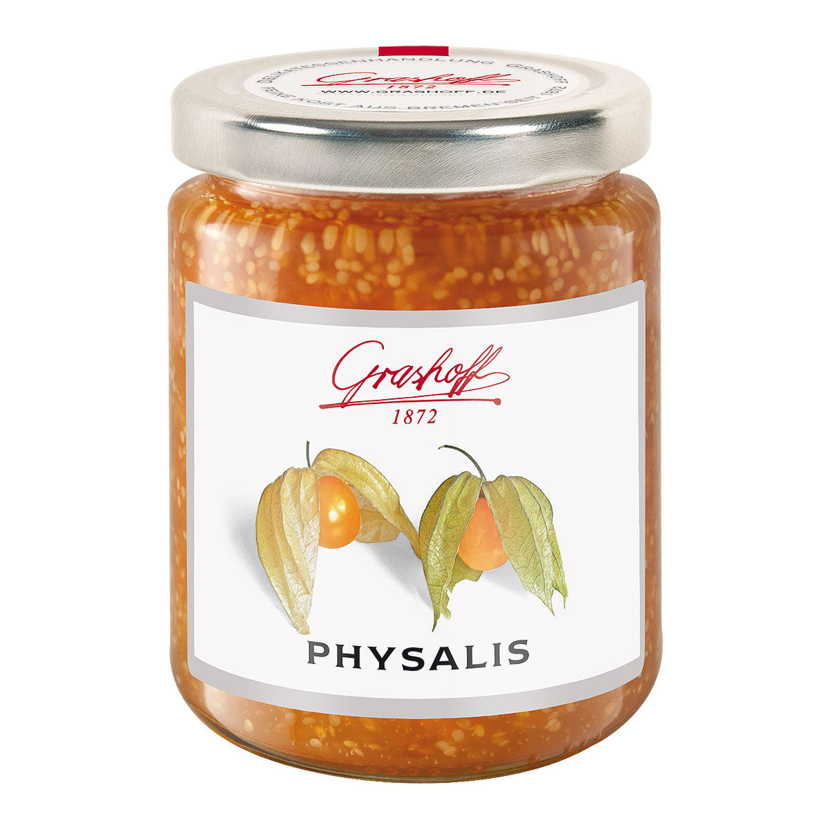Konfitürenglas mit Physalis