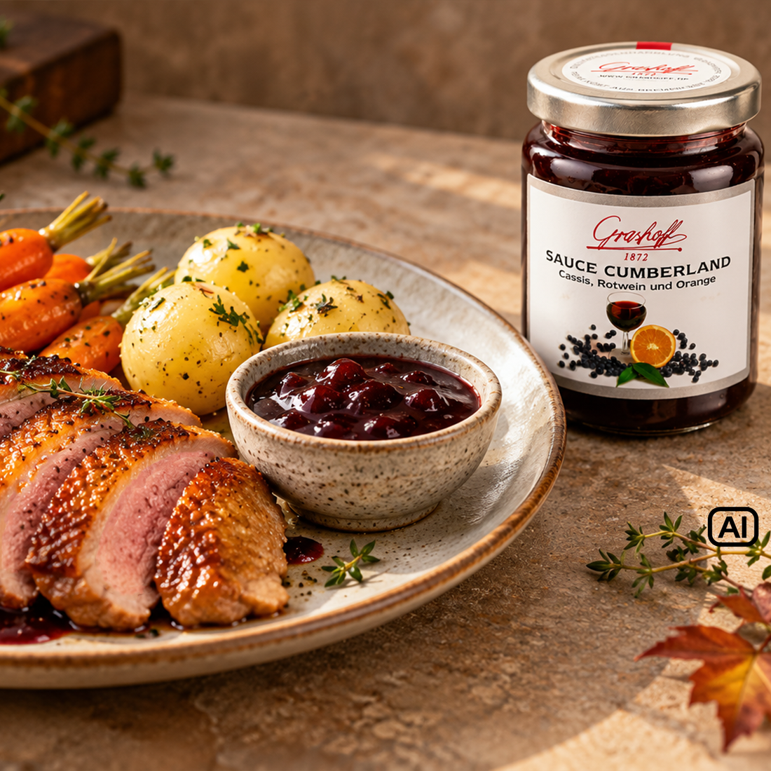 Rezept: Entenbrust mit Cumberland Sauce