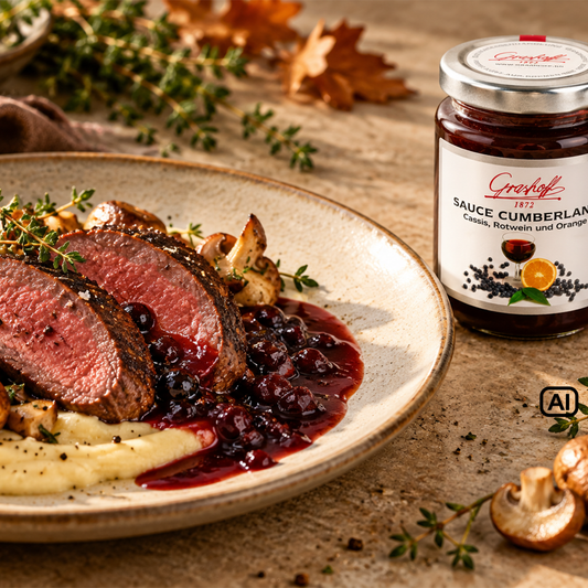 Rezept: Rehrücken mit Cumberland Sauce