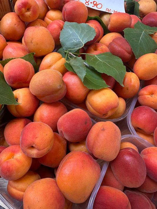 Frische Sommeraprikosen