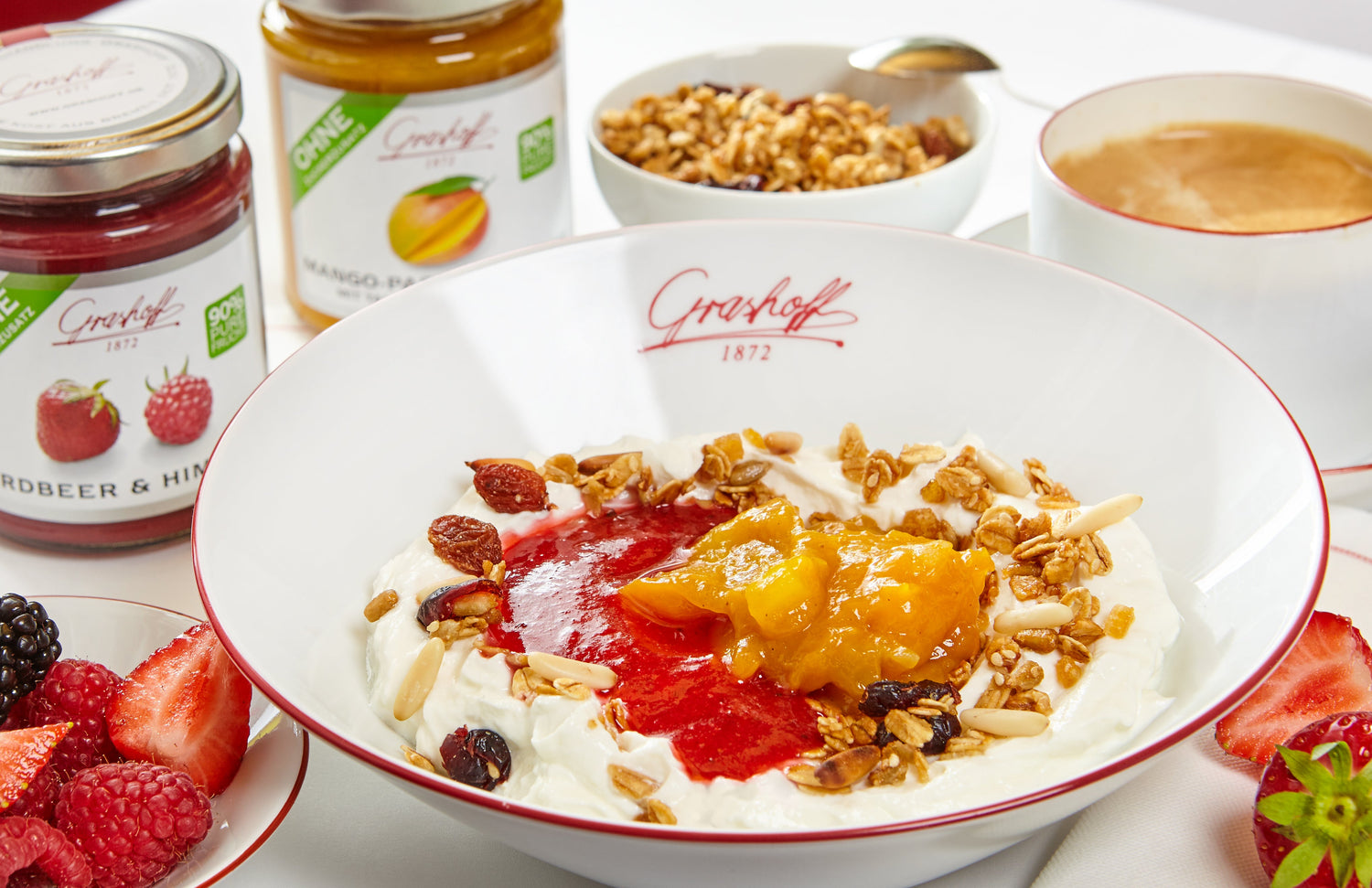 Müslischale mit Fruchtmousse von Grashoff