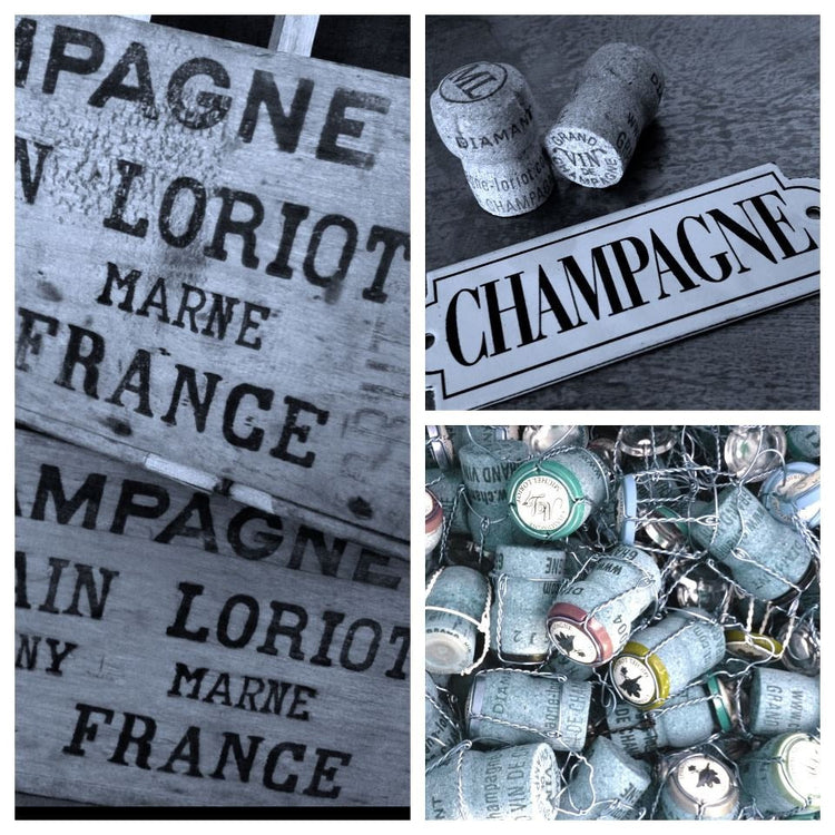 Foto von Champagner Loriot Kolllage