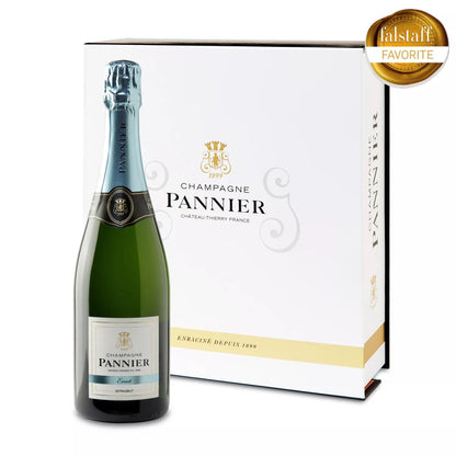 Brut Exact - Extra Brut Champagner Geschenkbox mit 2 Gläsern