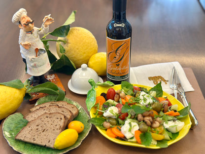 Frischer Salat mit Gabriellas Salatsauce