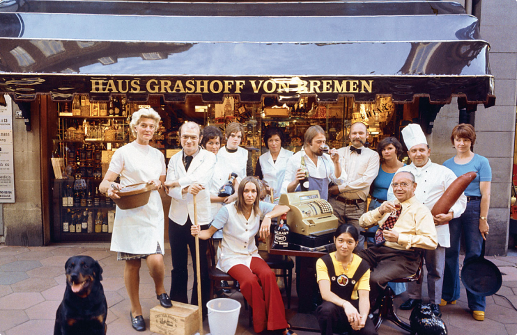 Mitarbeiter 1986 Grashoff in der Sögestraße