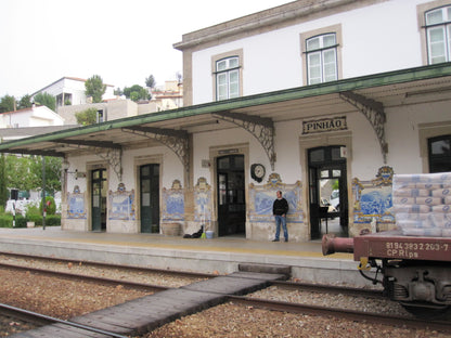 Der Historische Bahnhof in Pinhão Portugal