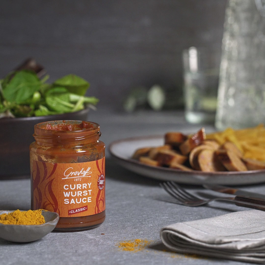 Film über Currywurst Saucen-Anwendungen