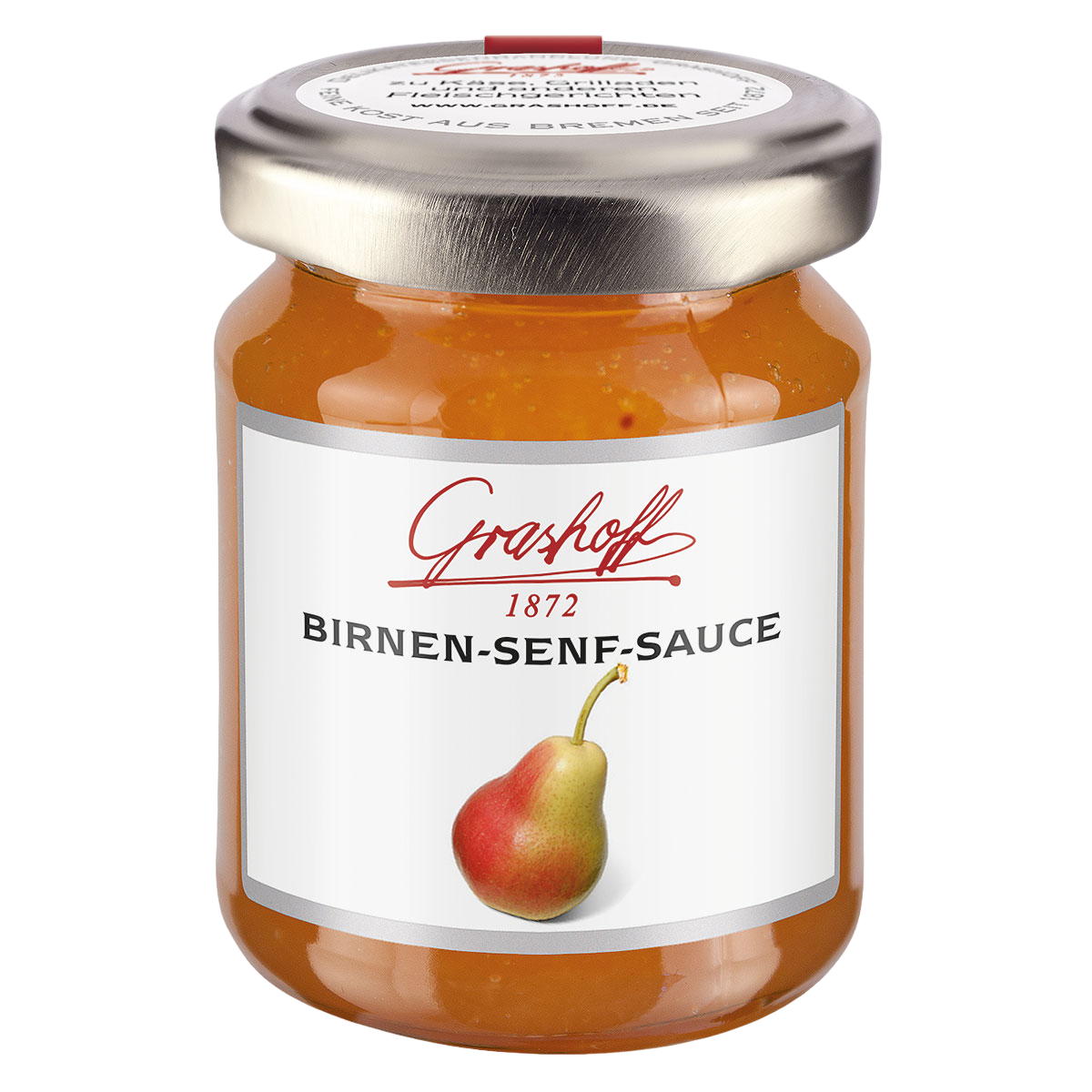 Grashoffs Birnen Senf Sauce im Glas
