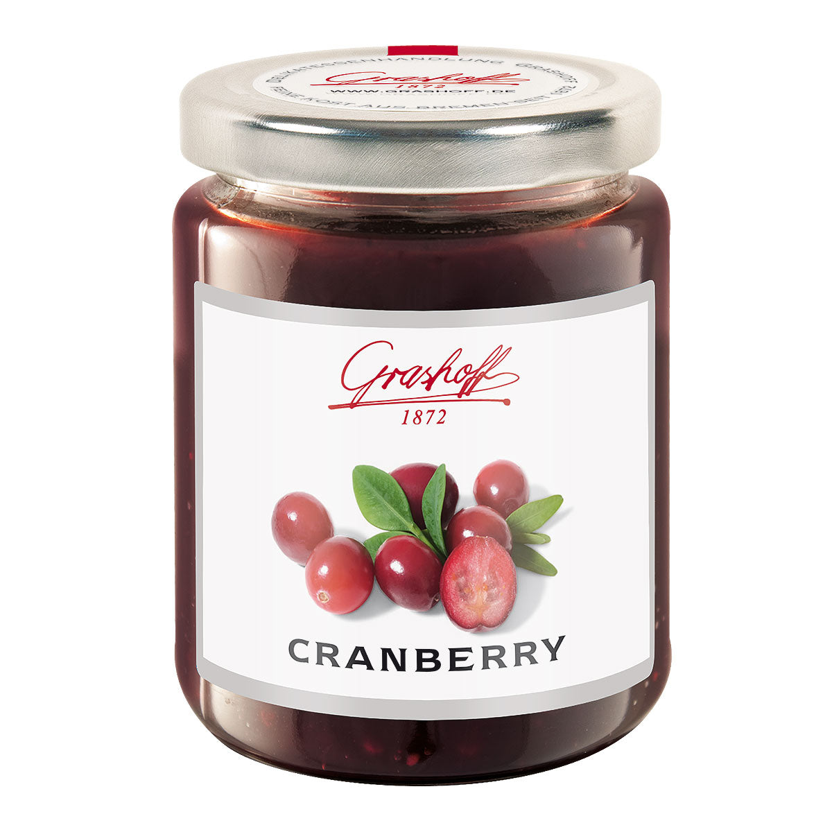 Cranberry Konfitüre im Glas